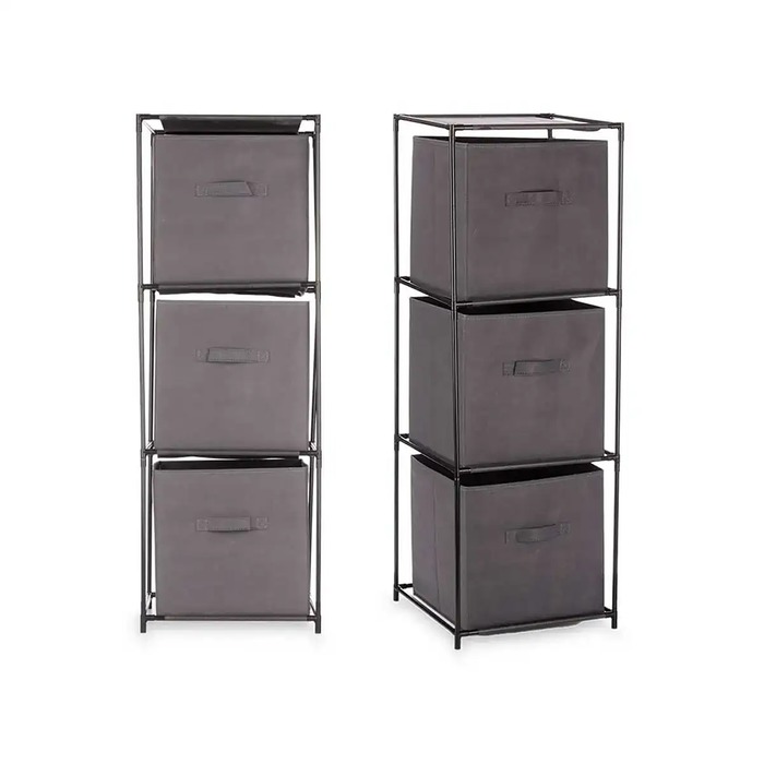Space-saving TNT storage shelf with 6 shelves