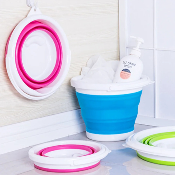 Secchio Silicone Pieghevole