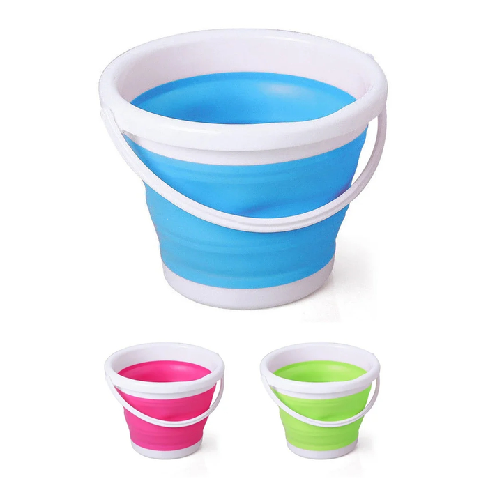 Secchio Silicone Pieghevole