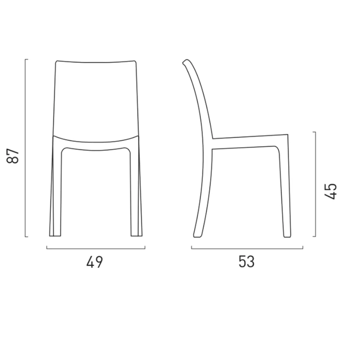 Rattan Effect Garden Chair