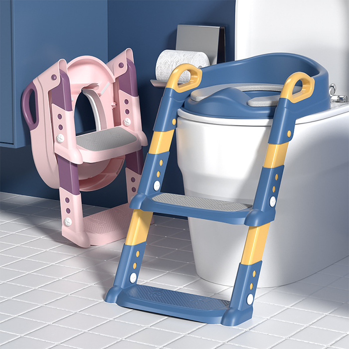 Children's Toilet Seat with Non-Slip Ladder