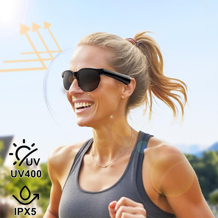 Smart Sunglassess Occhiali da Sole Bluetooth con Casse e Microfono Integrati