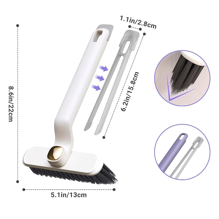 Spazzola Rotante per Fughe e Pulizia Multiuso