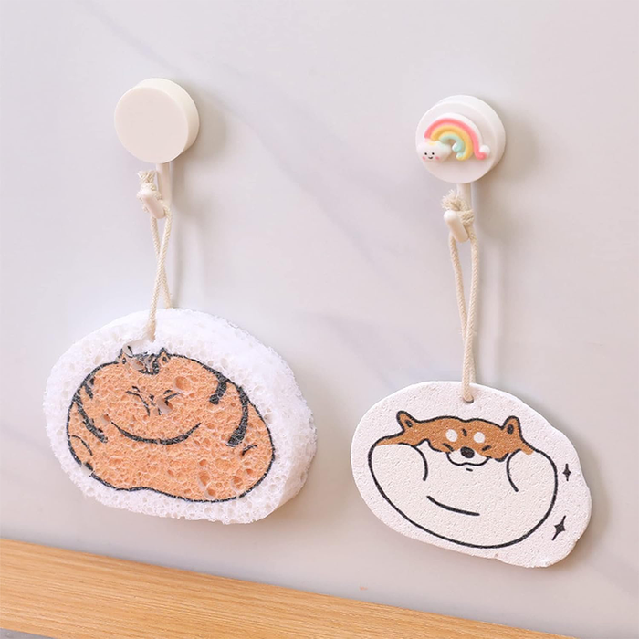 Spugnette Magiche in Cellulosa Multiuso per Pulizie