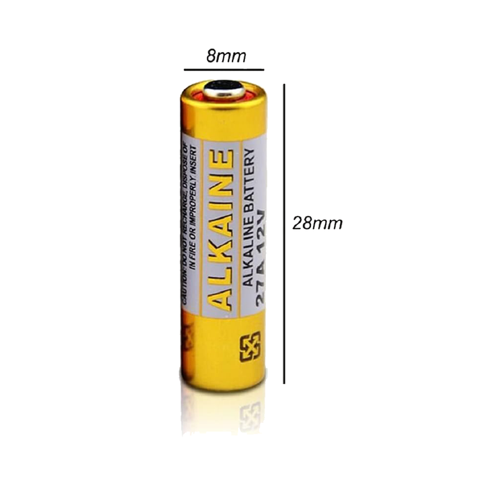 Batterie Alcaline 27A 12V Blister da 5 Pezzi