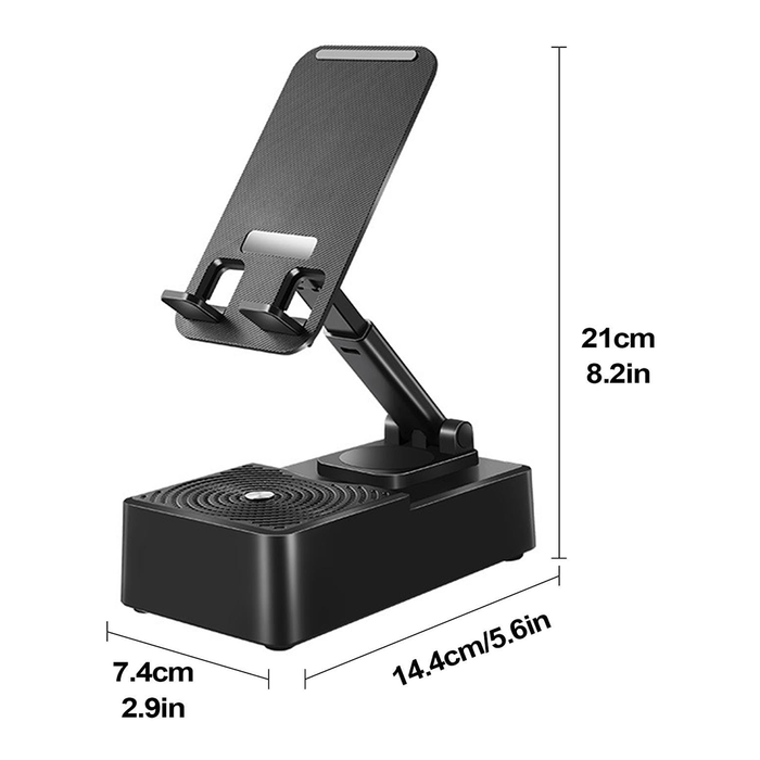 Supporto Cellulare con Altoparlante Bluetooth Integrato