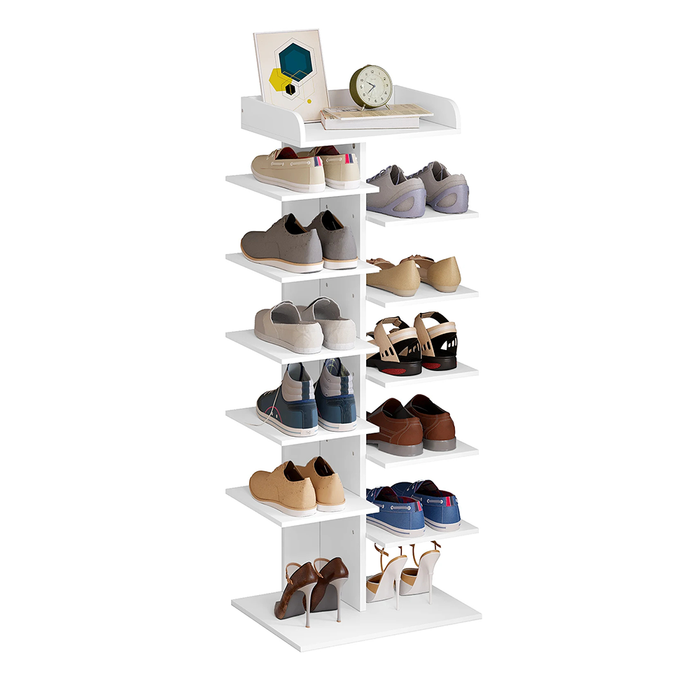 Scarpiera Salvaspazio Verticale a 12 Ripiani