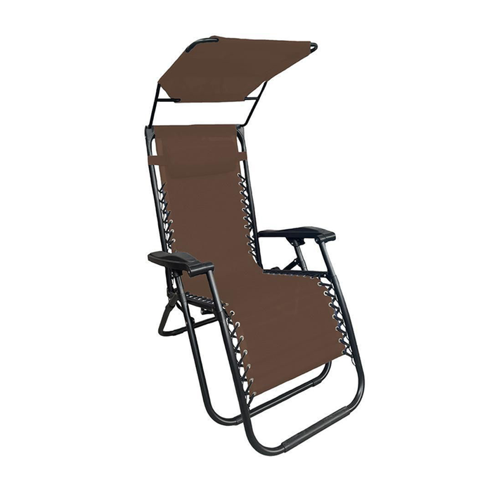 Sedia Sdraio Reclinabile con Parasole