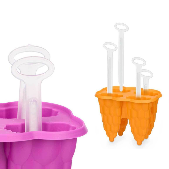 Set da 4 Stampi Colorati per Gelati