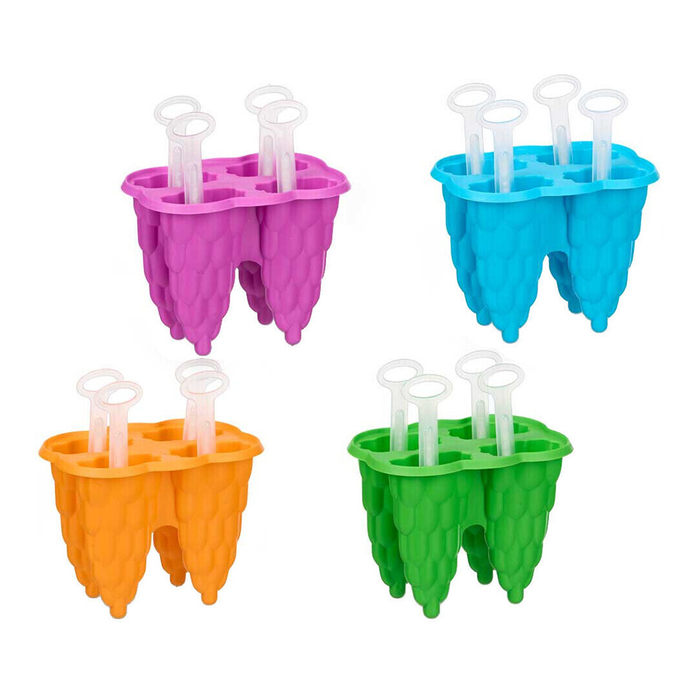 Set da 4 Stampi Colorati per Gelati