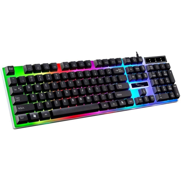 FELiCON Combo De Teclado E Mouse De Jogos, Teclado RGB LED Retroiluminado Com Sensação Mecânica - Foto 9