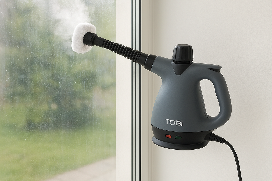 Pulitore a Vapore Multifunzione 1500W con Accessori