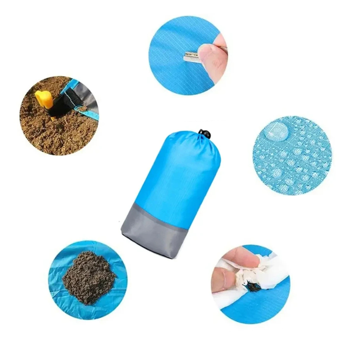 XL Waterproof Sandproof Beach Towel with Pegs