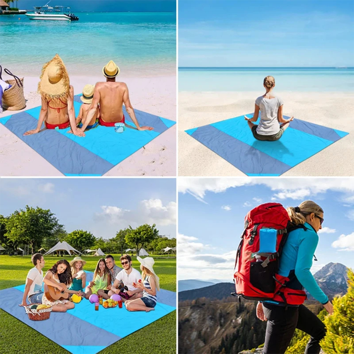 XL Waterproof Sandproof Beach Towel with Pegs