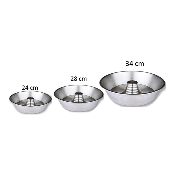 Stampi da Forno in Alluminio per Ciambelloni e Rustici