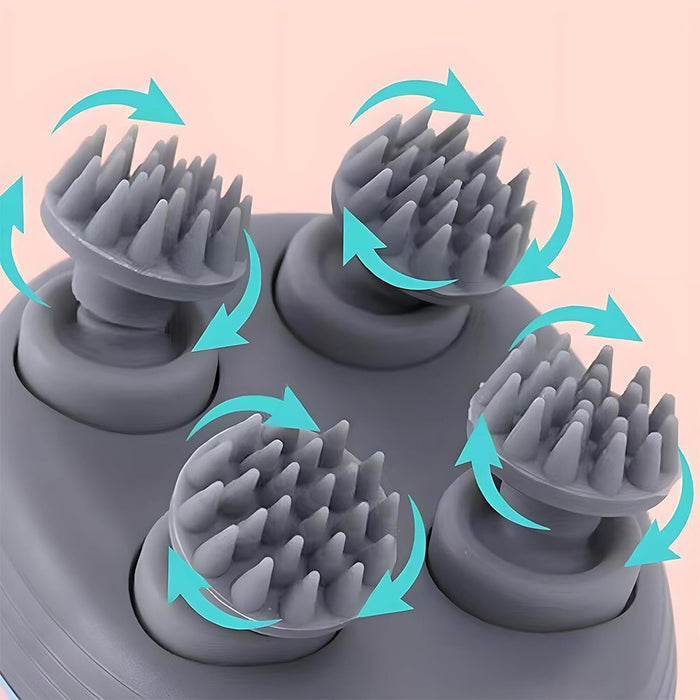 Electric Scalp Massager with Rotating Heads