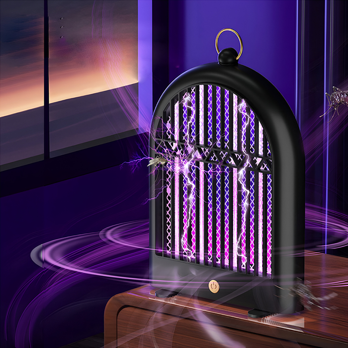 Lampada Elettrica LED Antizanzare con Gancio