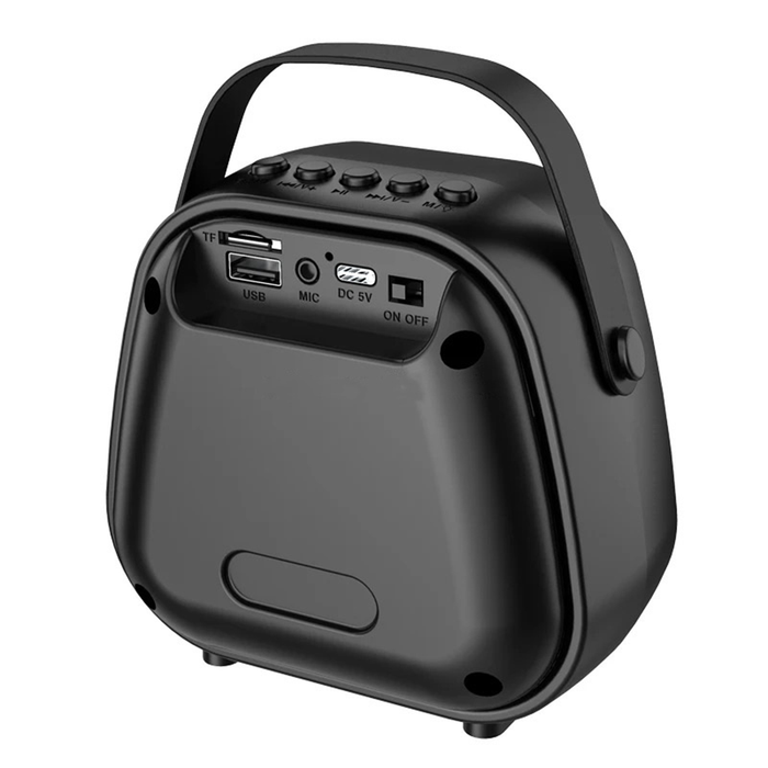 Bluetooth Karaoke Speaker with Microphone and RGB Lights