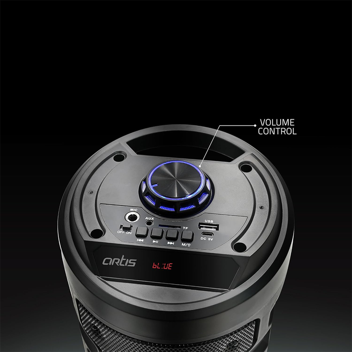 Altoparlante Bluetooth Super Bass con LED Lampeggiante