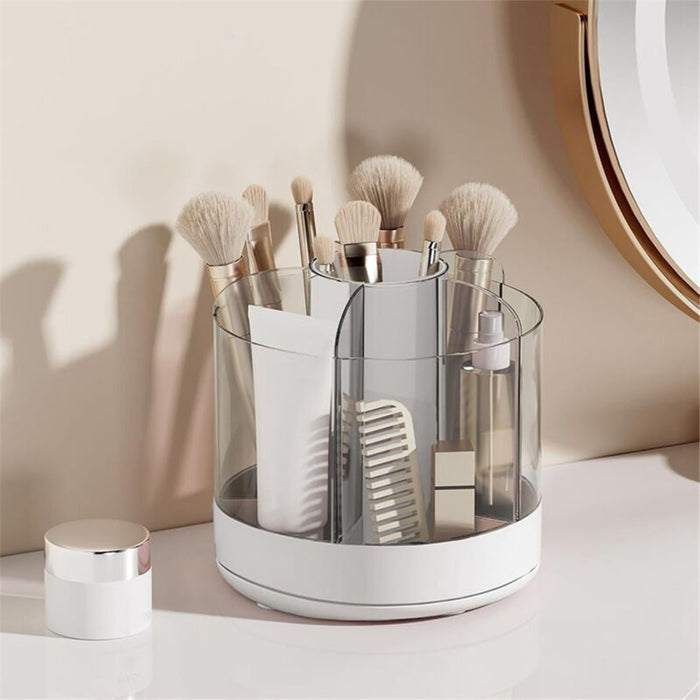 Portapennelli Rotante con 6 Scomparti Organizer da Scrivania