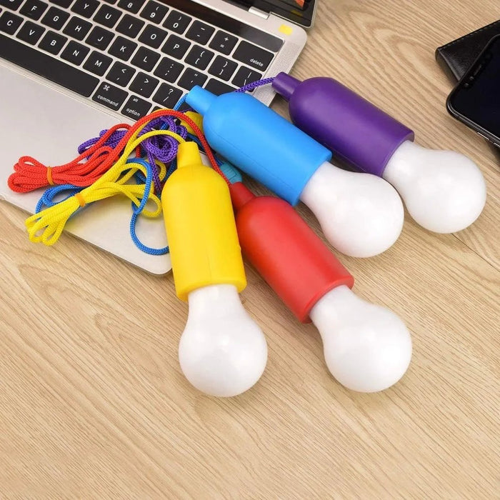 Light Bulbs with Colored Cable