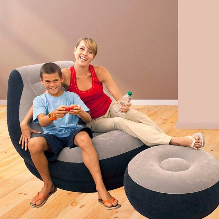 Avenli Deluxe Inflatable Chair with Footrest