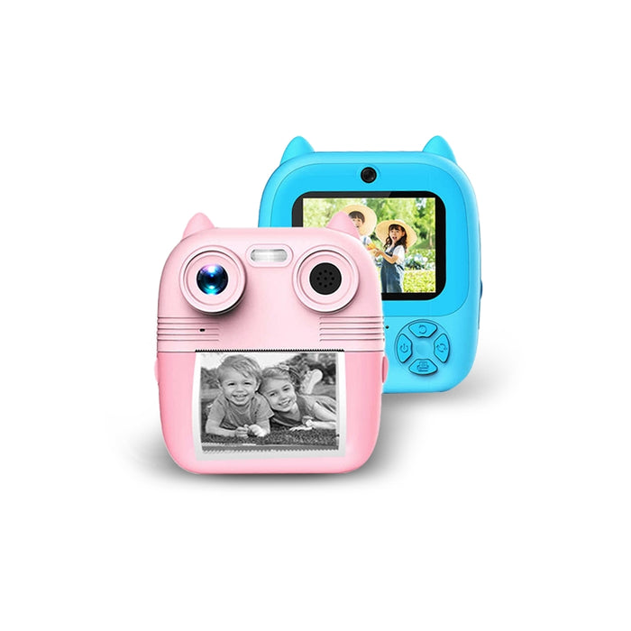 Catty Printer, Fotocamera per bambini con stampa istantanea, giochi e lettore mp3