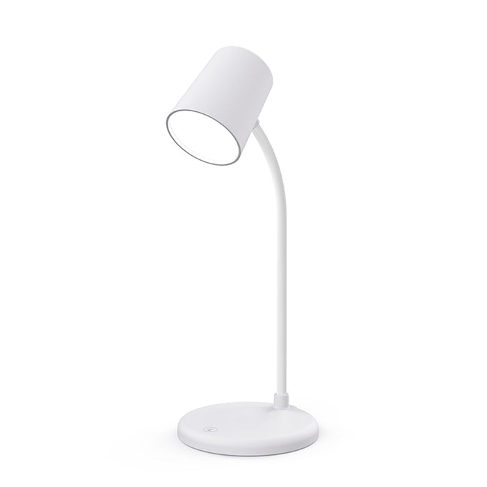 LED Lamp with Wireless Charging and Built-in Battery