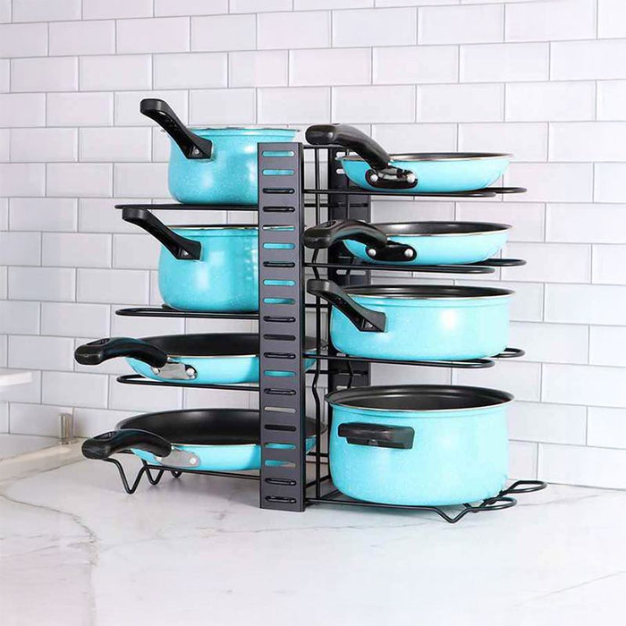 Adjustable Pot and Lids Organizer