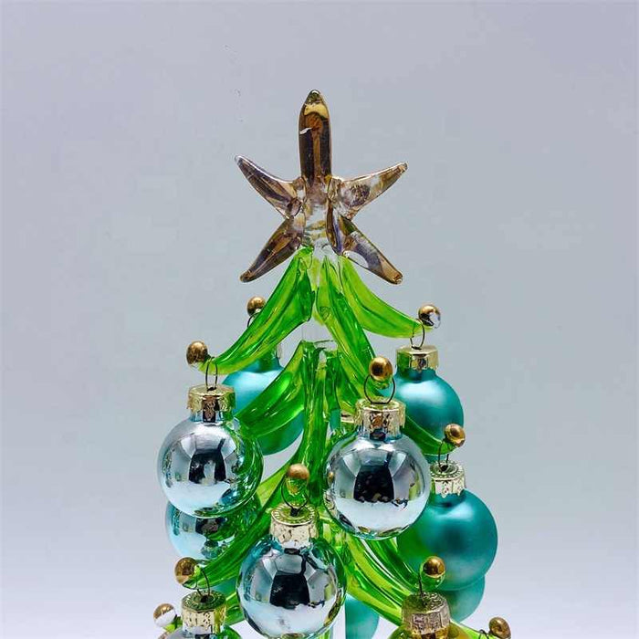 Glass Christmas Tree, Elegant Festive Decoration