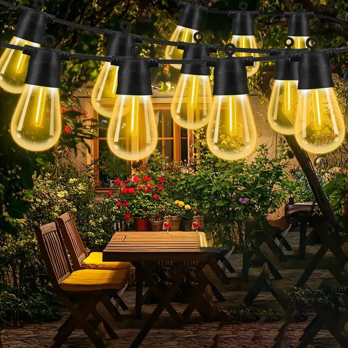 Catena Luminosa Solare LED 12.2 Metri
