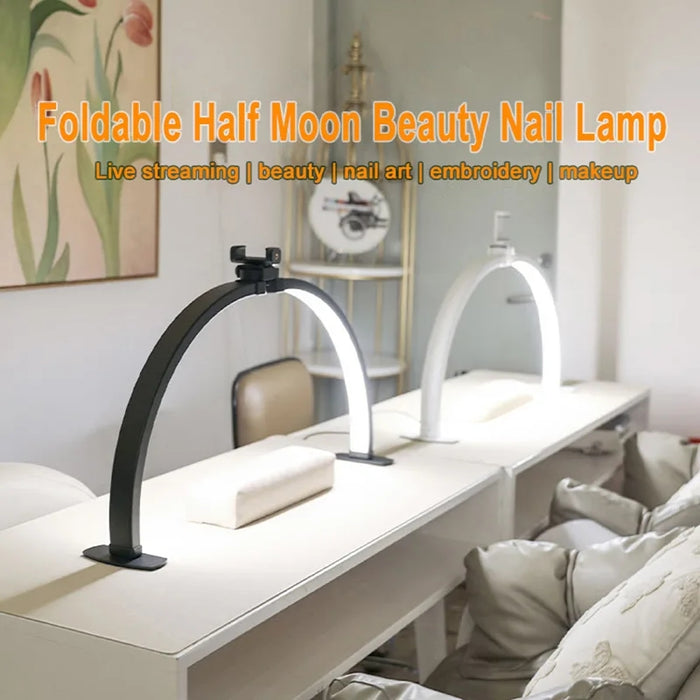 Half Moon Beauty Light Table Lamp