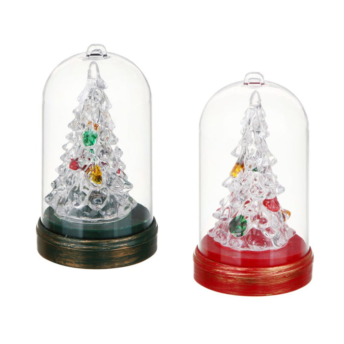 Mini Christmas Tree Bell with LED Lights