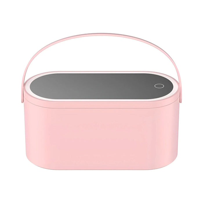 Beauty Case with Portable LED Mirror