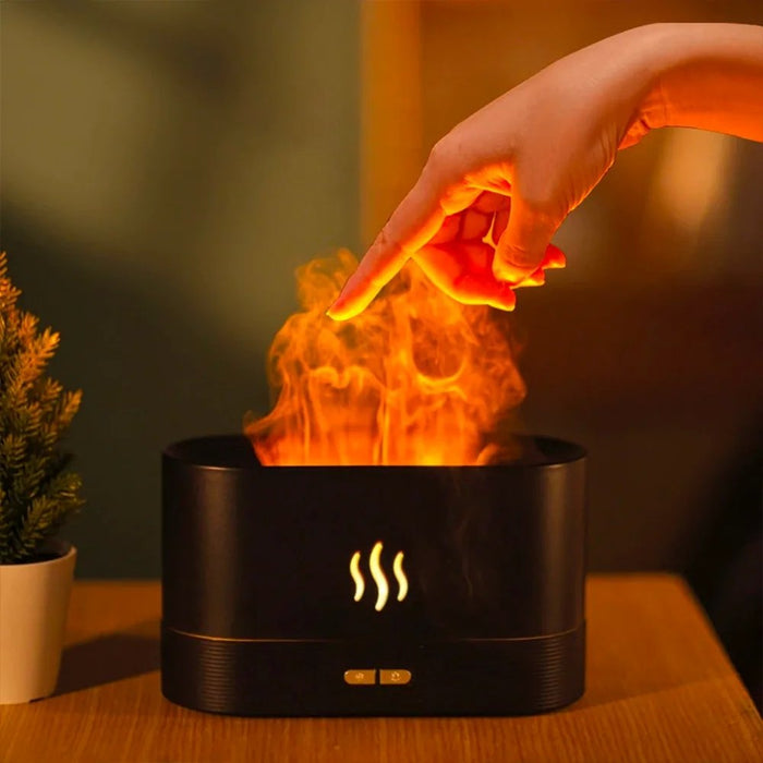 Aroma Flame Light Diffuser with Flame Effect