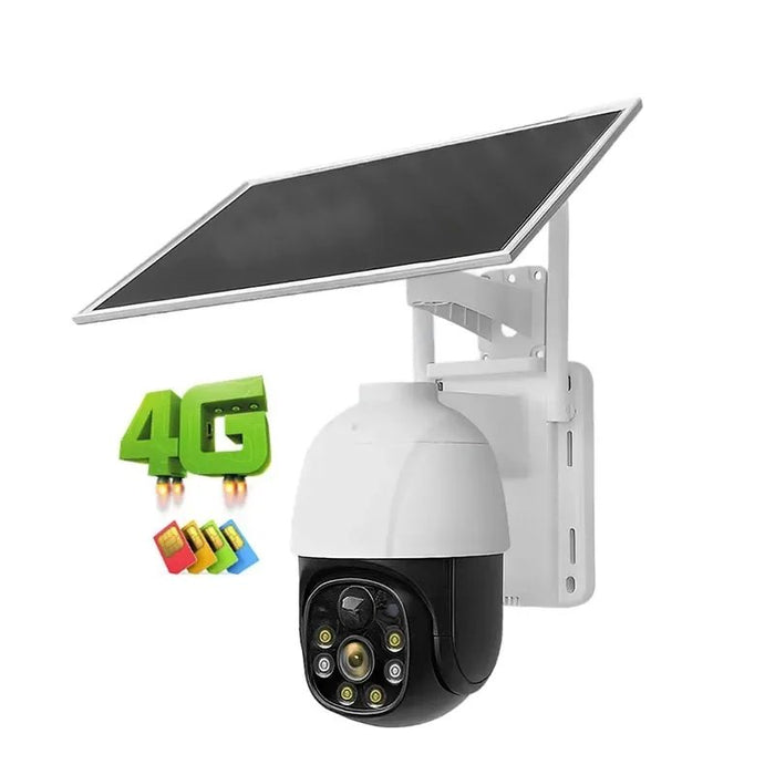 Multi-Function Solar Camera – 4G Outdoor Security