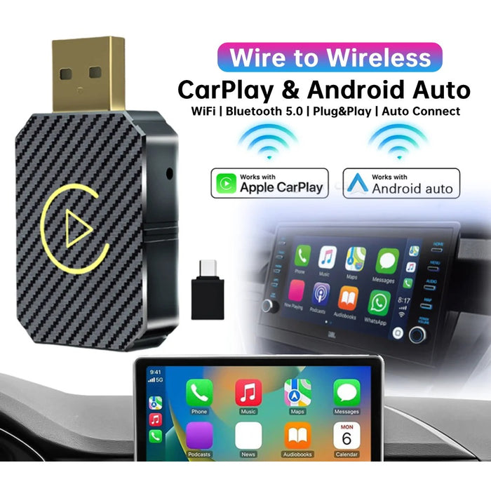 CarPlay wireless sul display dell'auto
