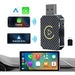 Adattatore wireless CarPlay e Android Auto con schermo auto