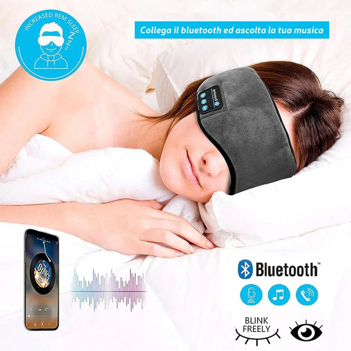 Bluetooth Sleep Mask, fascia sonno con bluetooth