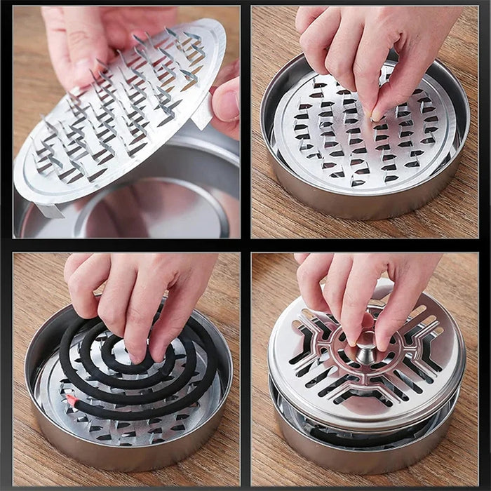 Portable Stainless Steel Mosquito Repellent Holder