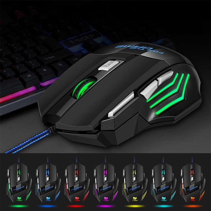 T-WOLF M1 Mouse Gaming Wired, performance e stile per i veri gamer!