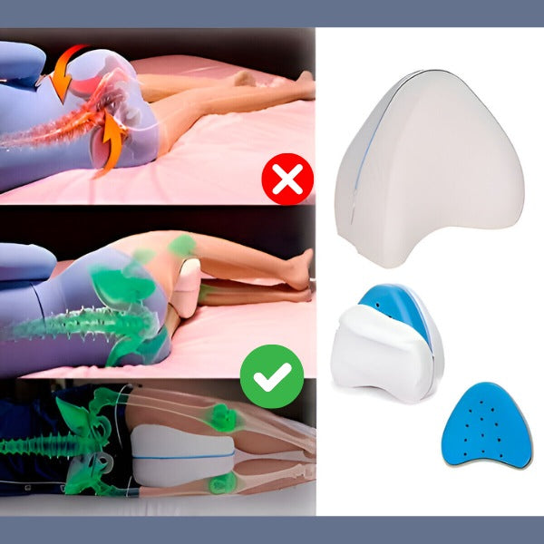 Cuscino Ergonomico Ortopedico per Gambe e Ginocchia in Memory Foam