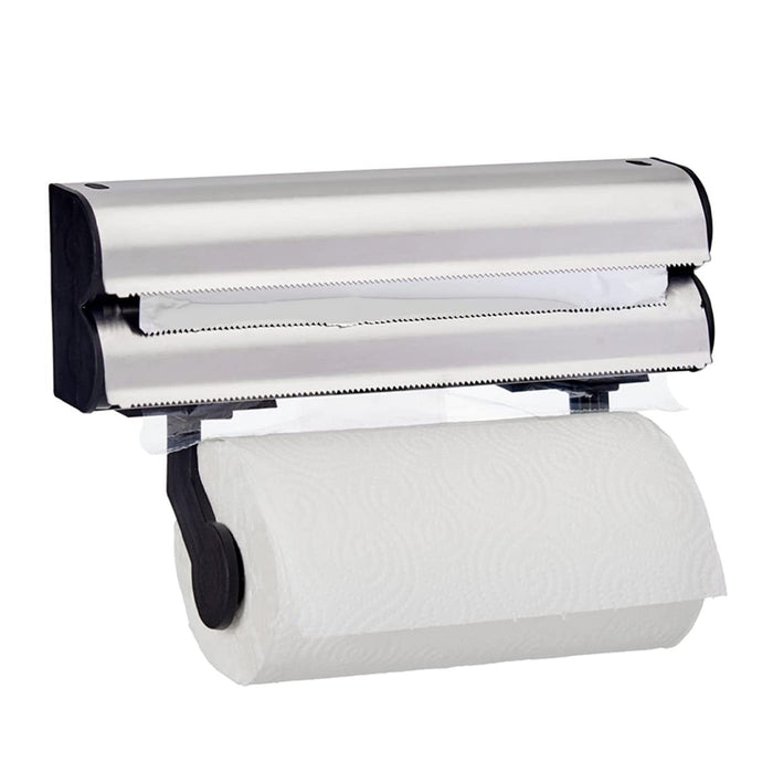 Portarotolo Da Cucina Triplo In Plastica