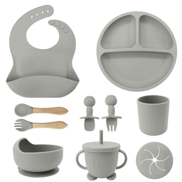 Silicone baby first meal set