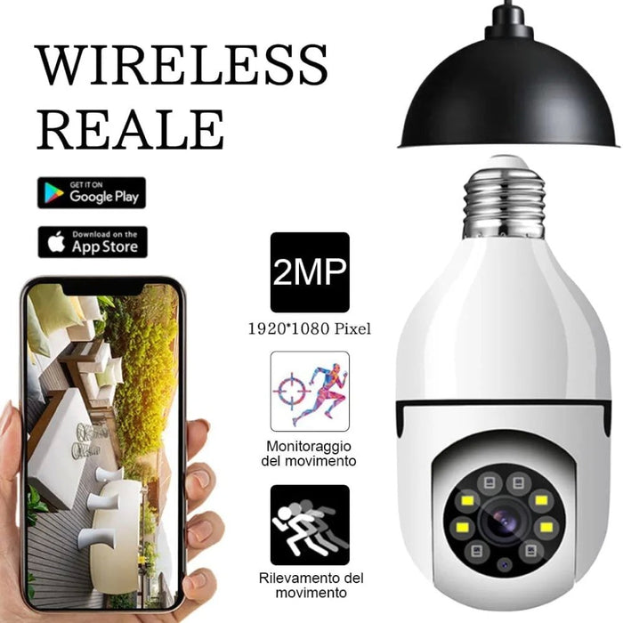 Security Light Bulb Camera