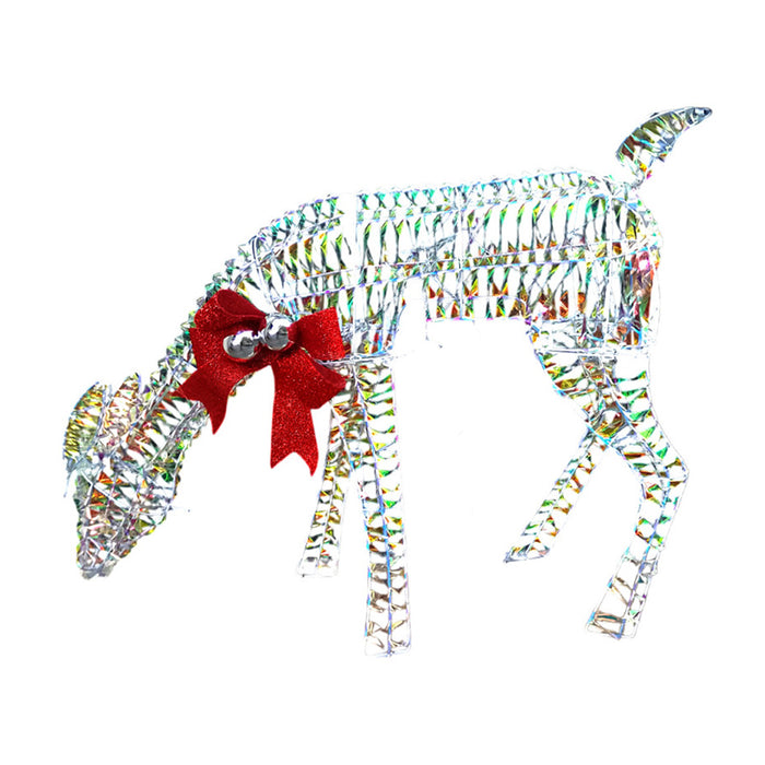 Rainbow LED Light Up Reindeer for Christmas Decorations, Outdoor and Indoor