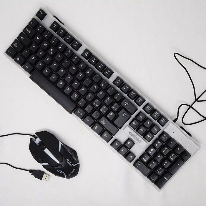 Tastiera e Mouse USB da Gaming con Layout Italiano QWERTY e LED RGB