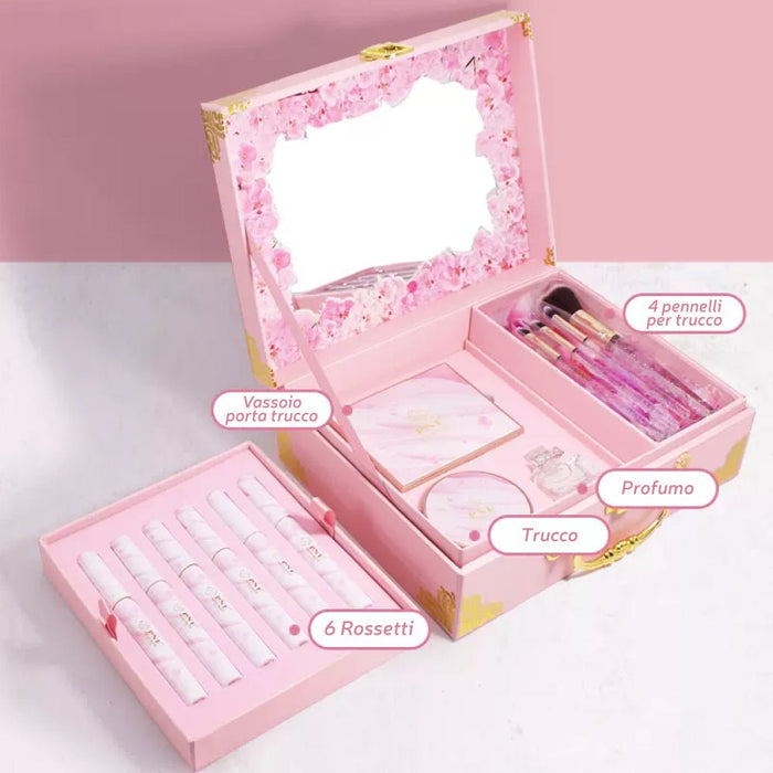 Beauty Box Set of 13 Accessories and Internal Mirror