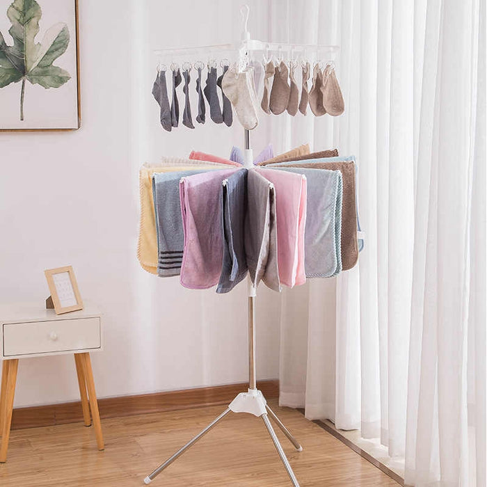 Expandable Folding Clothes Airer