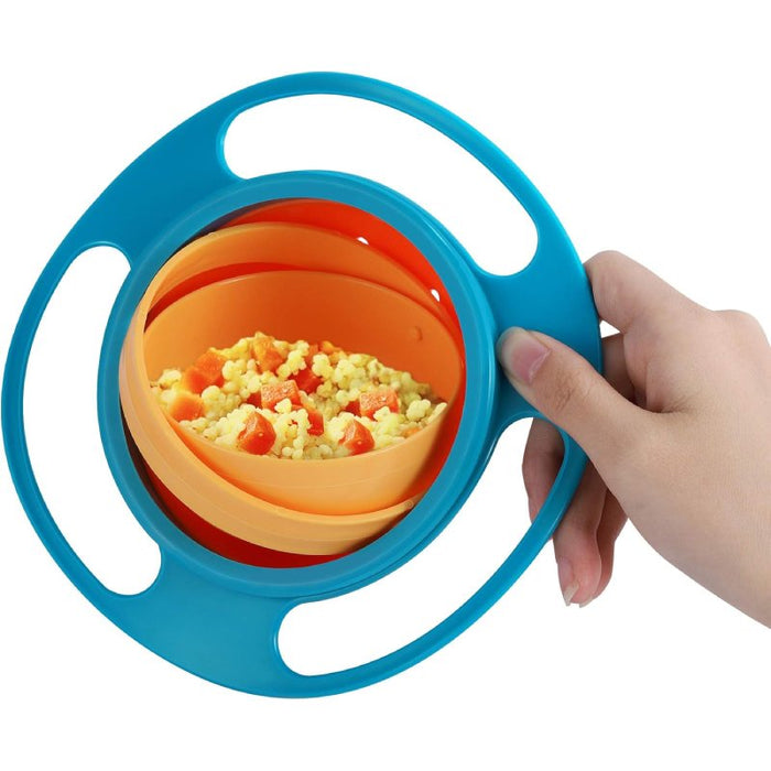 Spill-Free Gyro Bowl for Kids